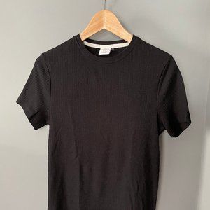 Cotton Ribbed T-Shirt